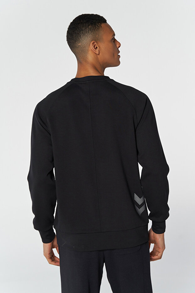 Hml Evon Sweatshirt Erkek Sweat 921677-2001 BLACK - 3