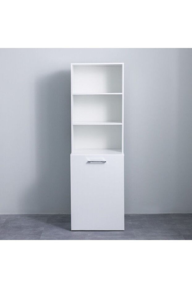 Ivana Multifunctional Office Desk - White L54xW136xH168cm