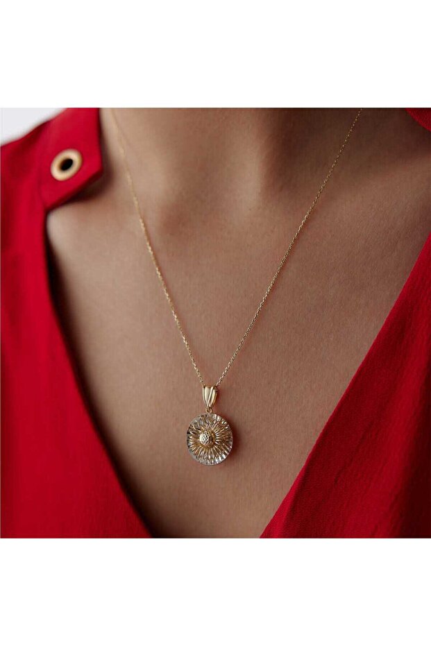 Piramit Top Kolye - 1