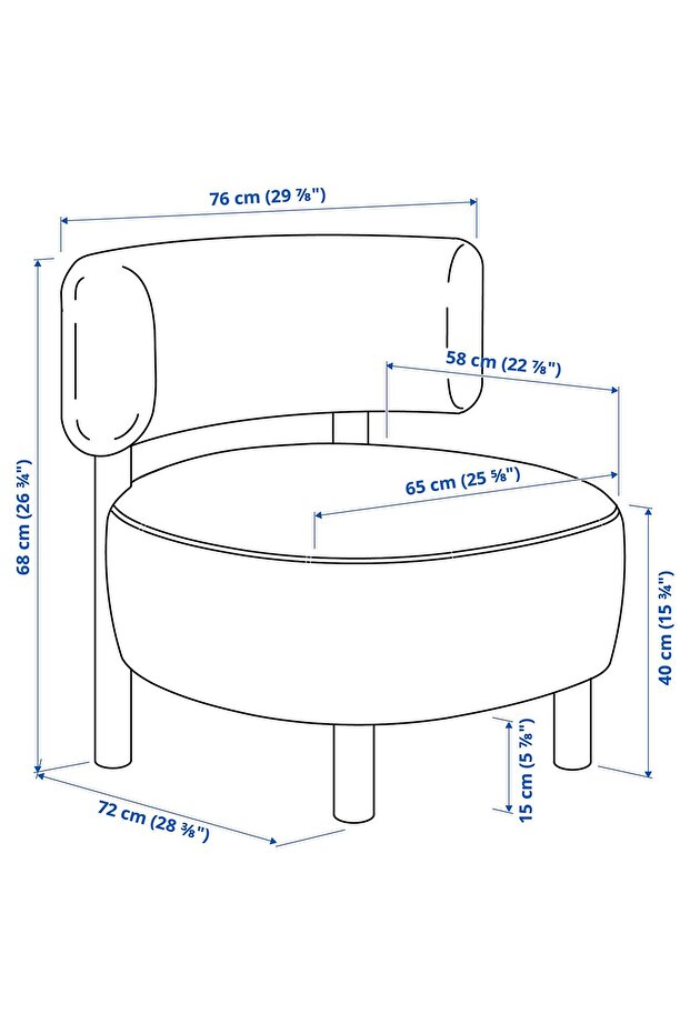 tekli koltuk, bej - 7