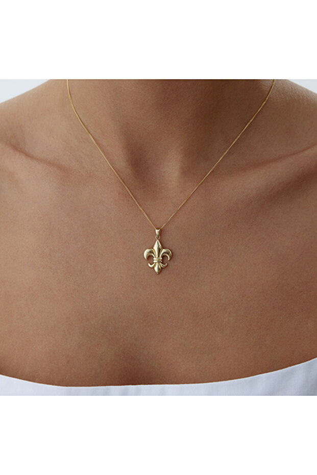 Fleur De Lis Kolye - 1