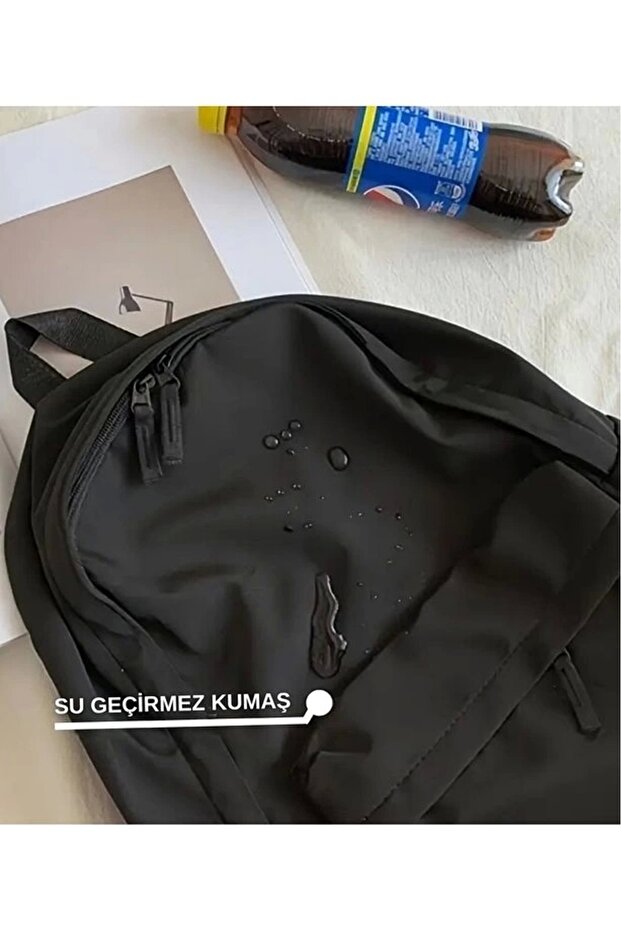 حقيبة ظهر مدرسية مطبوعة بدون أسنان - 3