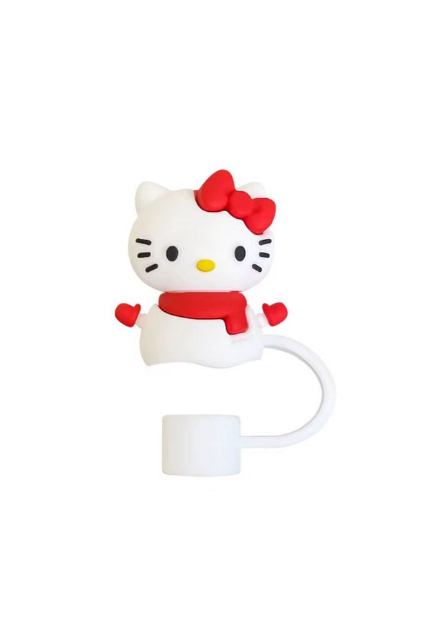 Termos Uyumlu Hello Kitty Aksesuar/ Pipet Koruyucu/Pipet Kılıfı/ Pipet Tıpası 1 Adet 10mm - 3
