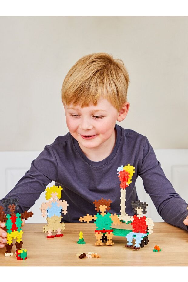 Plus - Plus Minecraft Temalı Learn to Build People of the World Dünya Insanları Lego Yapı Oyuncağı - 3