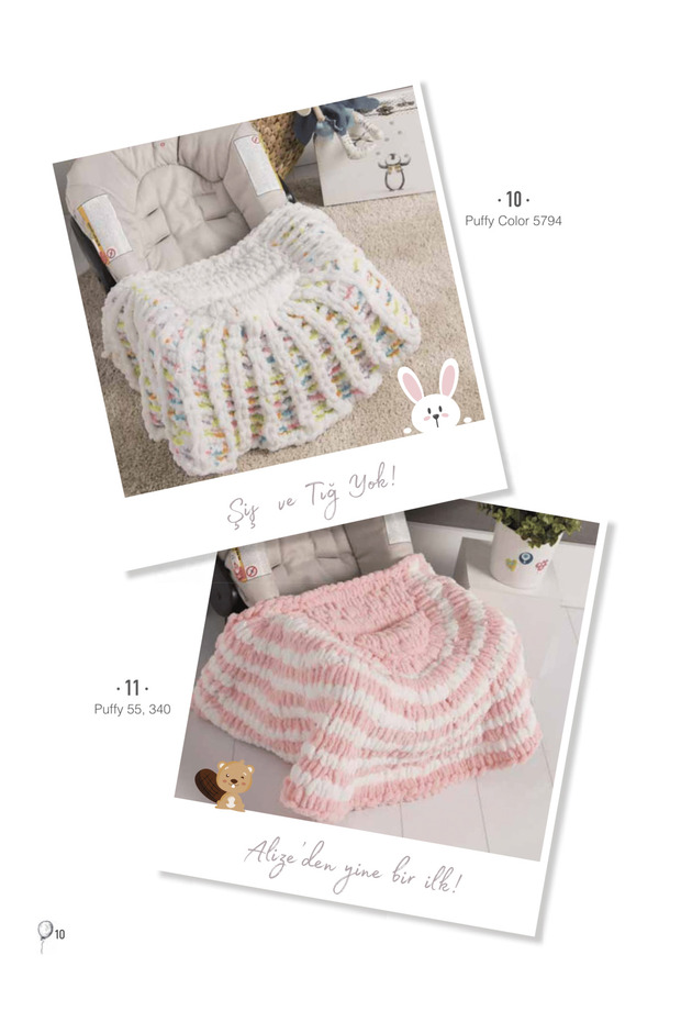 Puffy El Örgü Ipi 100g – Şişsiz Kolay Örülür - Renk No:55 - 6