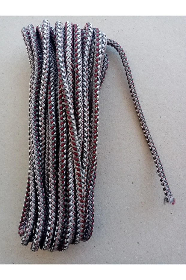 Çok Amaçlı Kalın Halat İp Çap 6 mm x 10 Metre ( 1 Adet ) | 10 Metre Dayanıklı Naylon Halat - 1