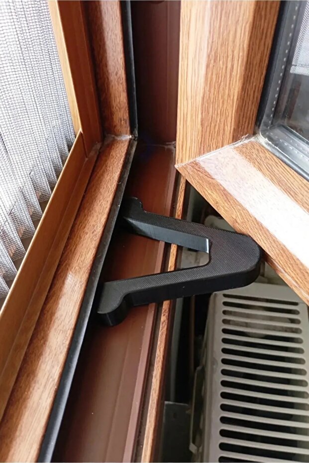 Window Stopper Window Closing Blocking Window Closing Blocker Plastic Apparatus - 1