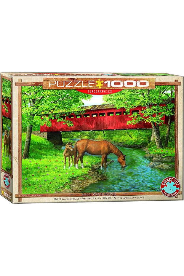 Puzzle 1000-Pcs Sweet Water Bridge By Persis Claytox Weirs 6000-0834