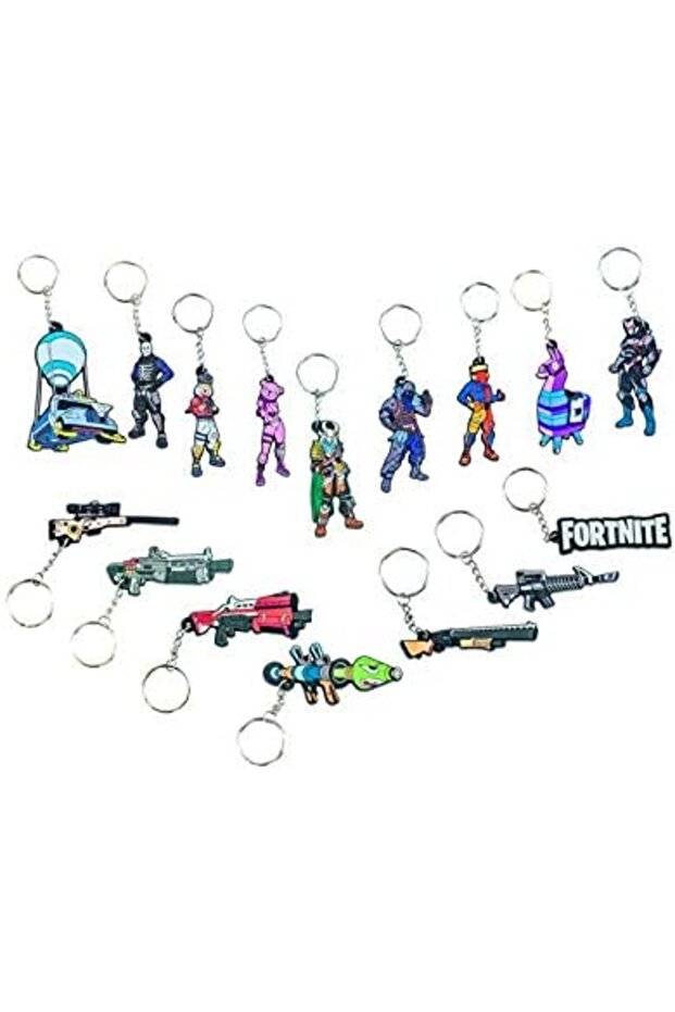 Epic Games Fortnite Official Figural 3D Keychain Series 1, 1 Random Foil Pack