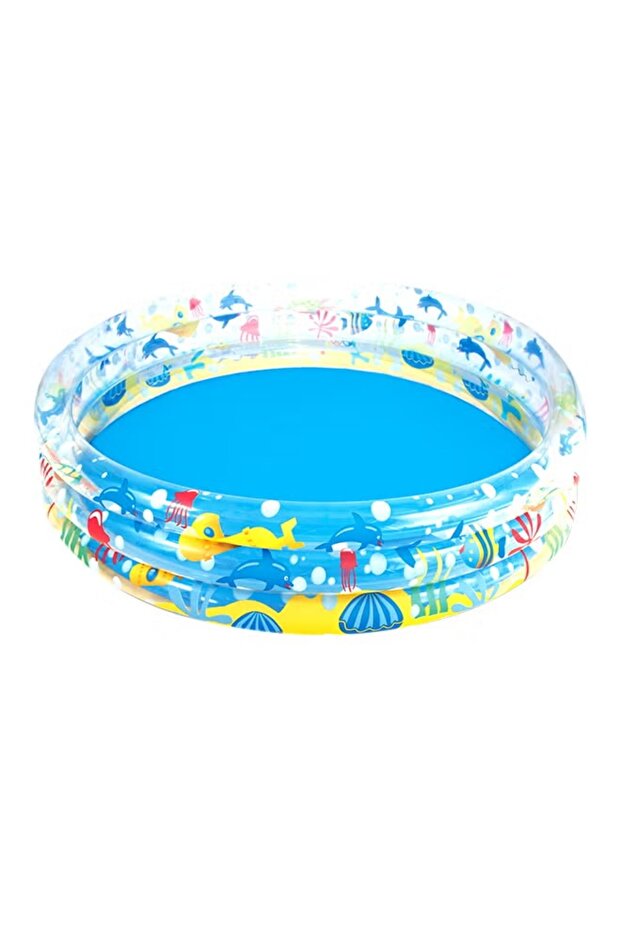 مسبح غوص عميق بثلاث حلقات 183 × 33 سم - 1