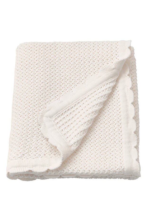 GULSPARV Blanket, white, 70 x 90 cm