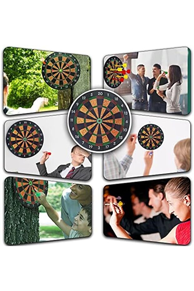ORiTi Professional Magnetic Dart Board Set with 6pcs Magnetic Darts - 3