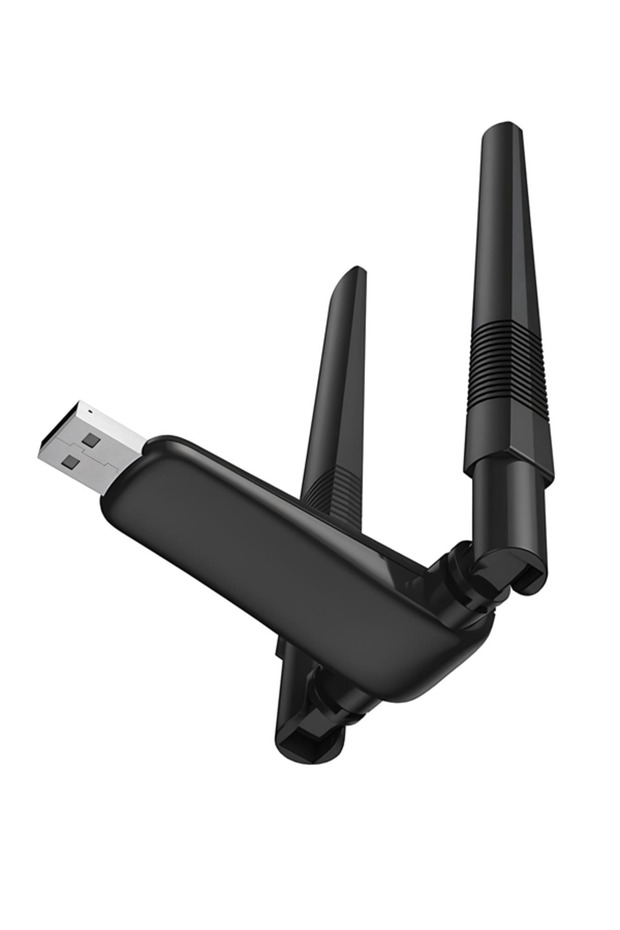 Wifi6 Destekli Çift Anten Usb Wifi Adaptör Dongle Tak Çalıştır Bluetooth Dual Wireless - 2