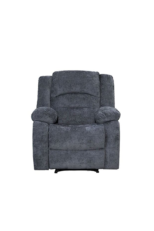 Dazler 1 Seater Fabric Recliner- Gray L97xW94xH104cm