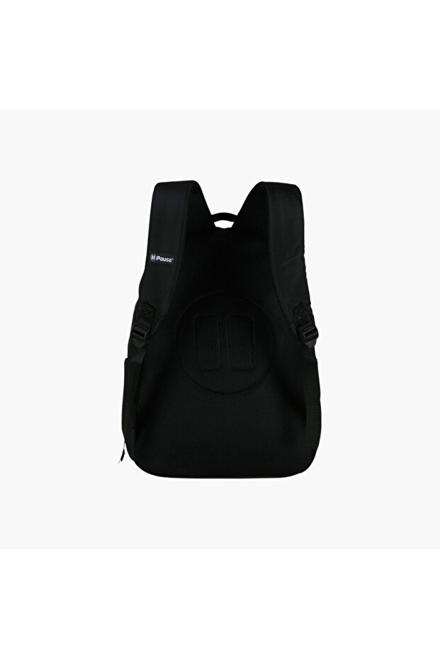 Printed Backpack with Adjustable Shoulder Straps - 12x21 cms - 4