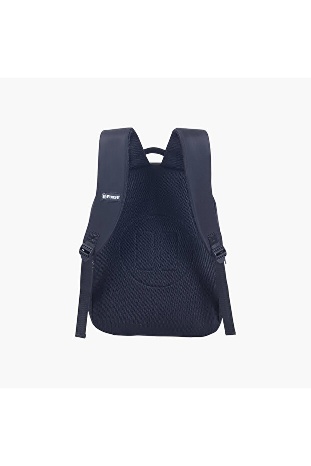 حقيبة ظهر مطبوعة بأحزمة قابلة للتعديل وسحاب للإغلاق - 6×12×21 سم - 2