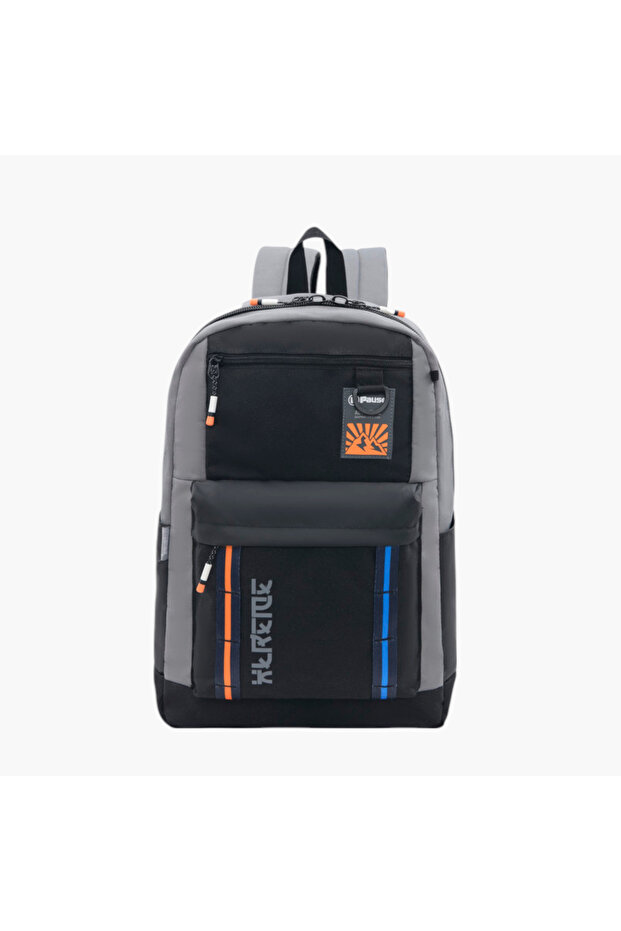 حقيبة ظهر مدرسية مطبوعة بأحزمة كتف قابلة للتعديل - 12×21 سم - 1