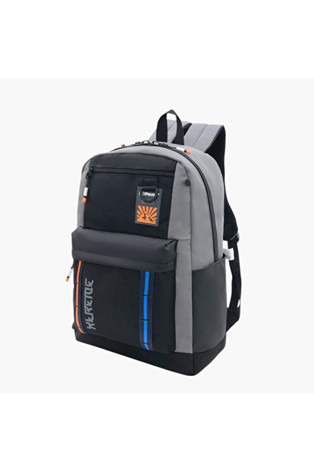 حقيبة ظهر مدرسية مطبوعة بأحزمة كتف قابلة للتعديل - 12×21 سم - 2