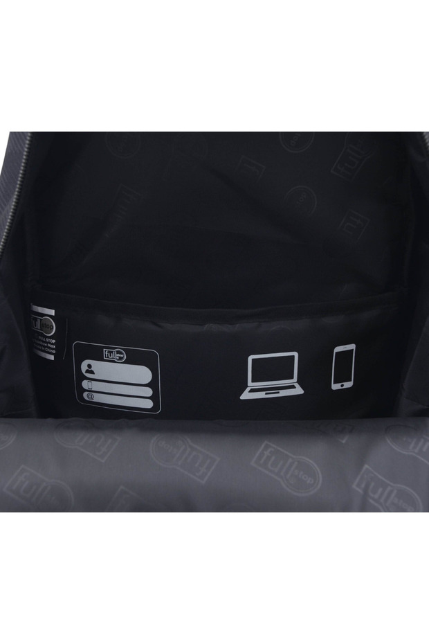 Solid Backpack with Adjustable Straps and Zip Closure - 6x12x21 cms - 4