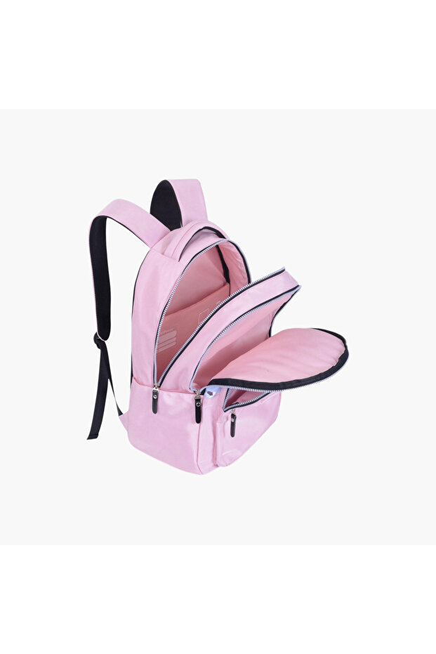 Printed School Backpack with Adjustable Shoulder Straps - 12x21 cms - 3