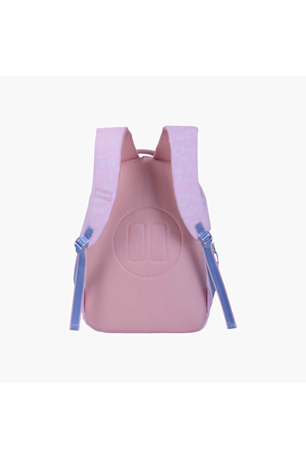 Printed School Backpack with Adjustable Shoulder Straps - 12x21 cms - 3