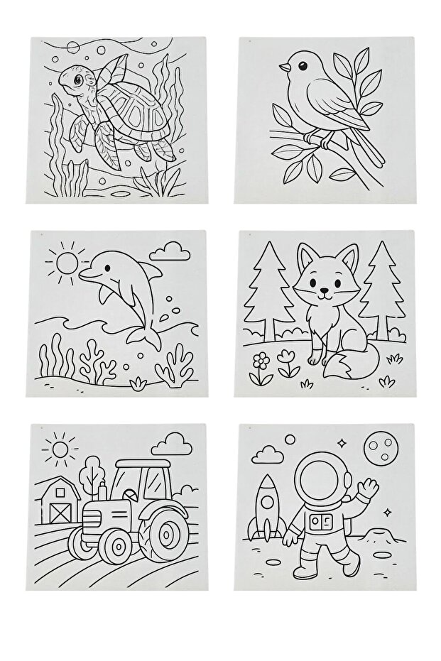 ERKEK ÇOCUK ŞÖVALELİ BOYAMA SETİ - 3