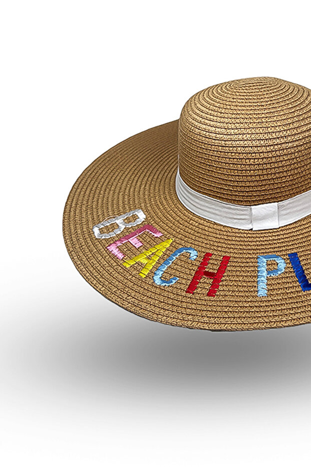 Palarie paie beach please - 2