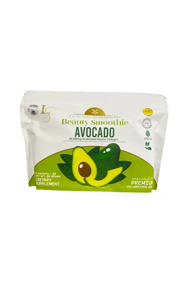 Beauty Smoothie Avocado 80,000mg Hydrolyzed Marine Collagen