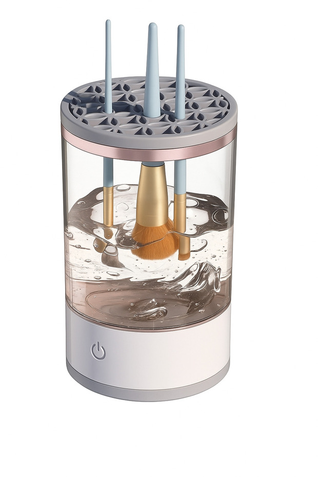 Automatic Makeup Brush Cleaning Device | Electric Rotary Washer