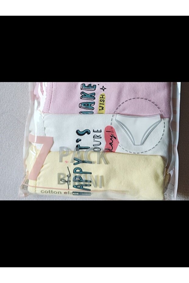 Σλιπ μπικίνι 7 σετ (Happy pattern) - 2