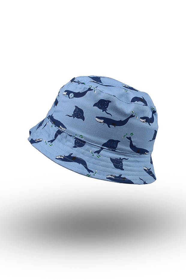 Palarie bucket hat copii balene - 1