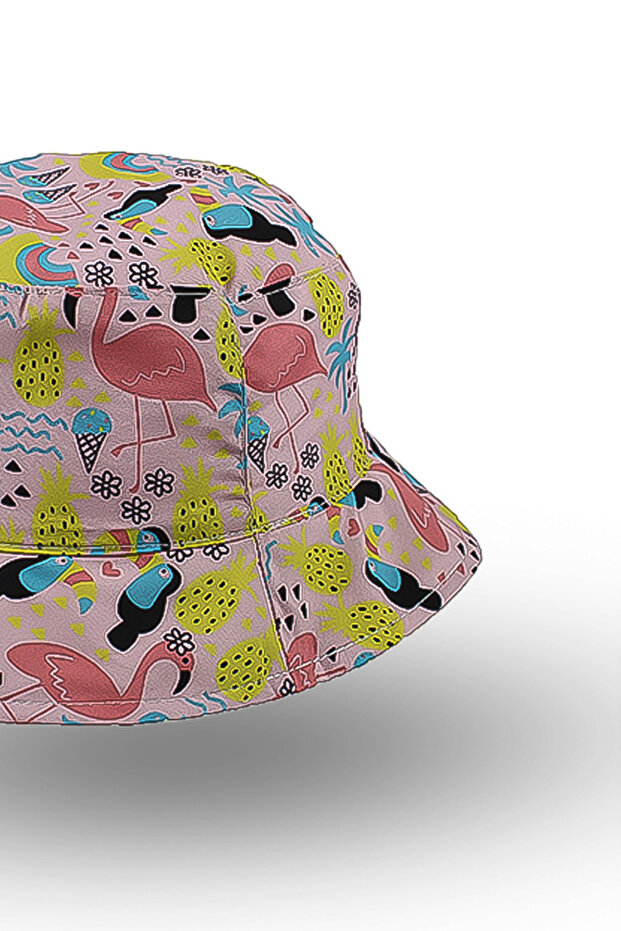 Palarie bucket hat flamingo - 3