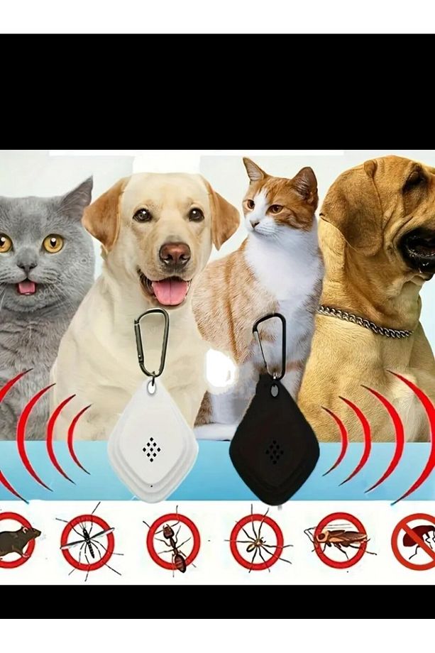 KEDİ KÖPEK İÇİN SES DALGALI HAŞERE KOVUCU BİT,PİRE,SİNEK KOVUCU - 1