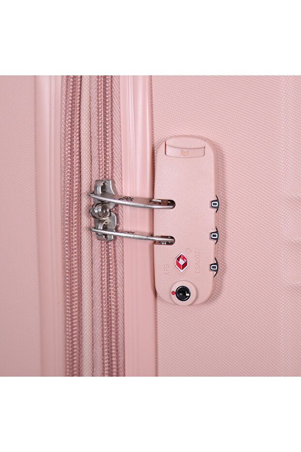 حقيبة سفر صلبة، 3 قطع، قفل إدارة أمن النقل، طول 28/متر 24/ثانية 20 - 4