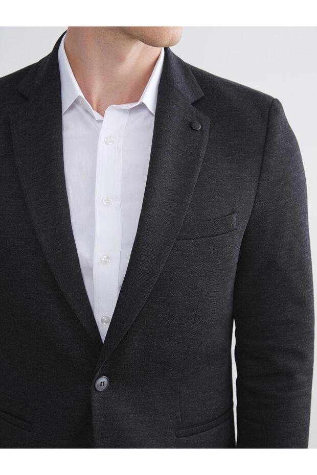 Dar Kalıp Erkek Blazer Ceket (W5) - 2