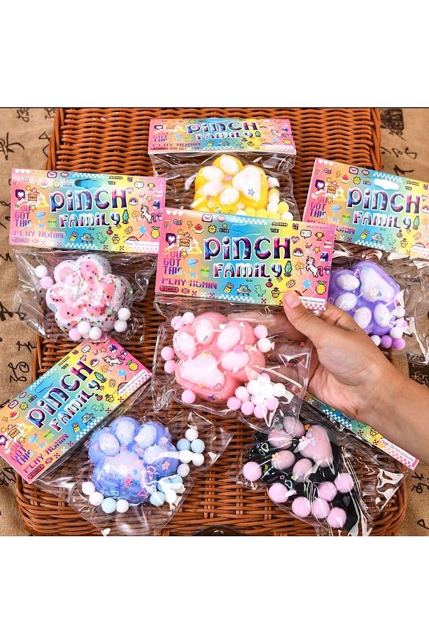 Kedi patisi taba sukuşi squishy stres oyuncağı yumuşacık jel oyuncak skuşi - 2