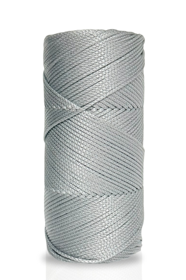 3’lü Polyester Makrome İpi Seti 600 gr – Soft Elegance Seti – Ekru, Sütlü Kahve, Hardal – 2 mm No:4 - 6