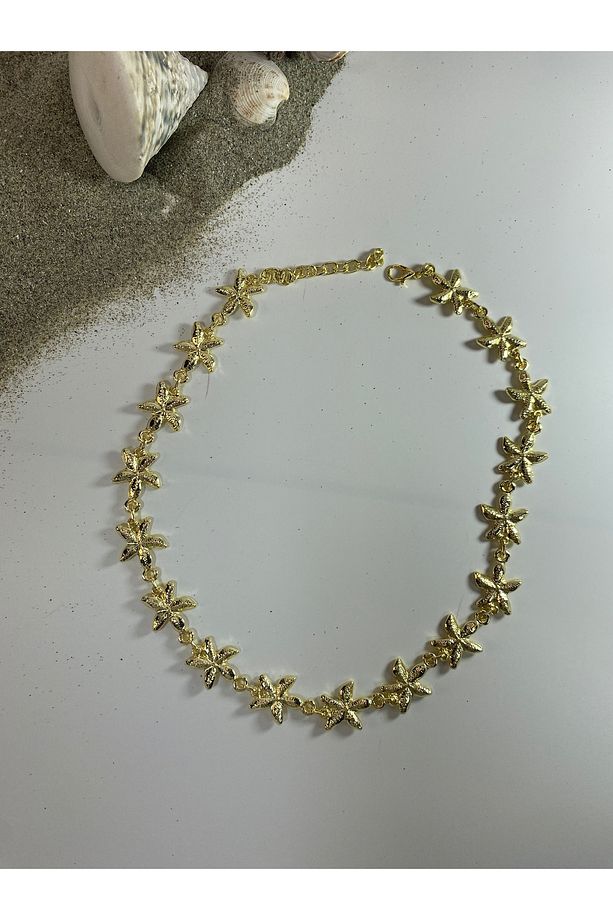 Tılséa collection Altın Kaplama Döküm Tasarım Deniz Yıldızlı Kolye - 1