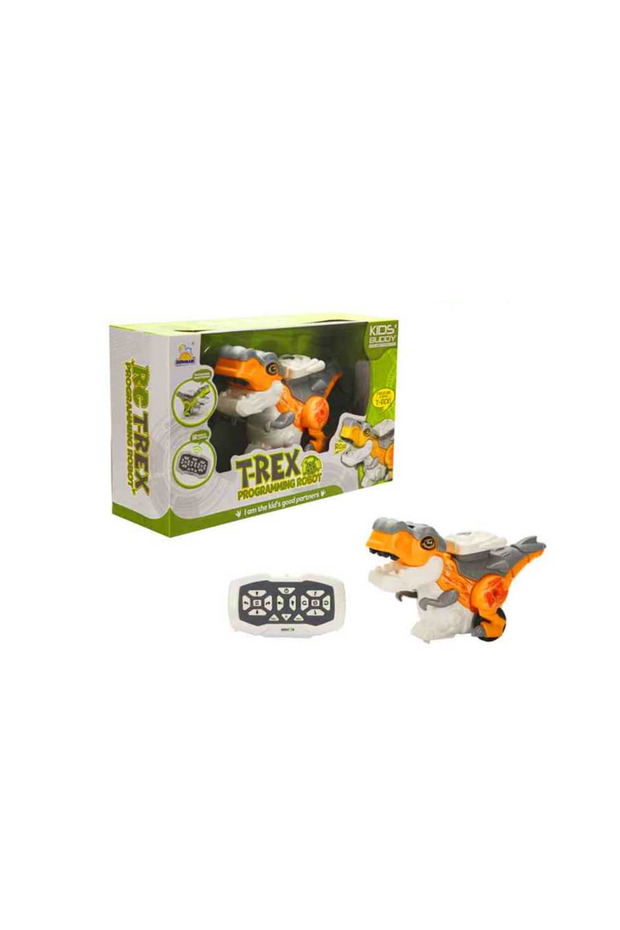 T-REX ROBOT DİNOZOR PROGRAMLANABİLİR F/F R/C SESLİ IŞIKLI 2R - 1