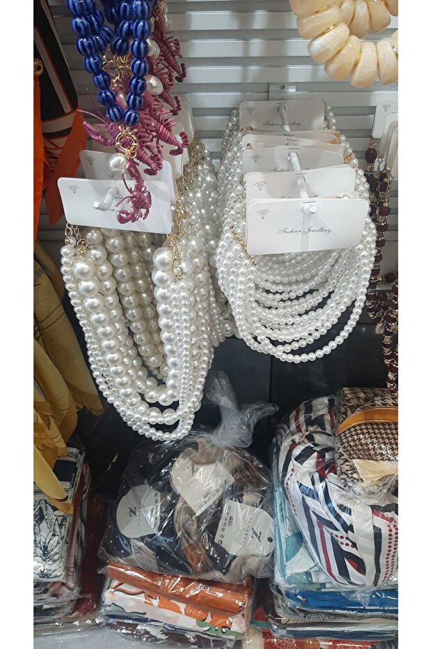 Multiple Design Fine Pearl Necklace - 1