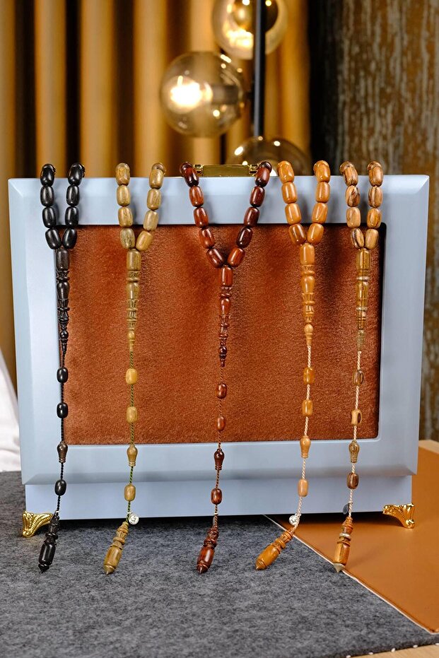 Master Yusuf Cevher Master Set of 5 Embroidered Imame Tree Series - 7