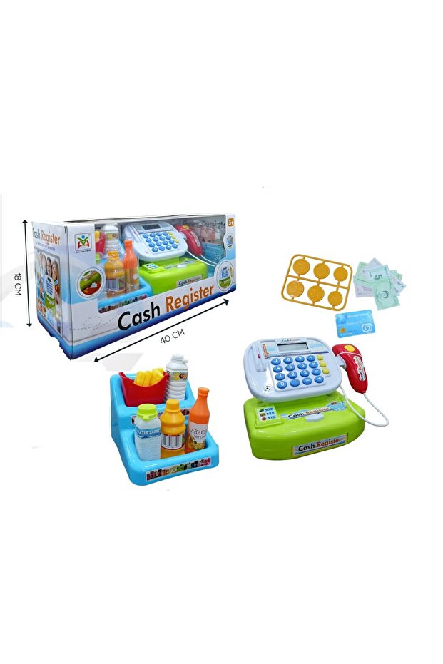 مجموعة ألعاب التظاهر بآلة تسجيل النقود - 1