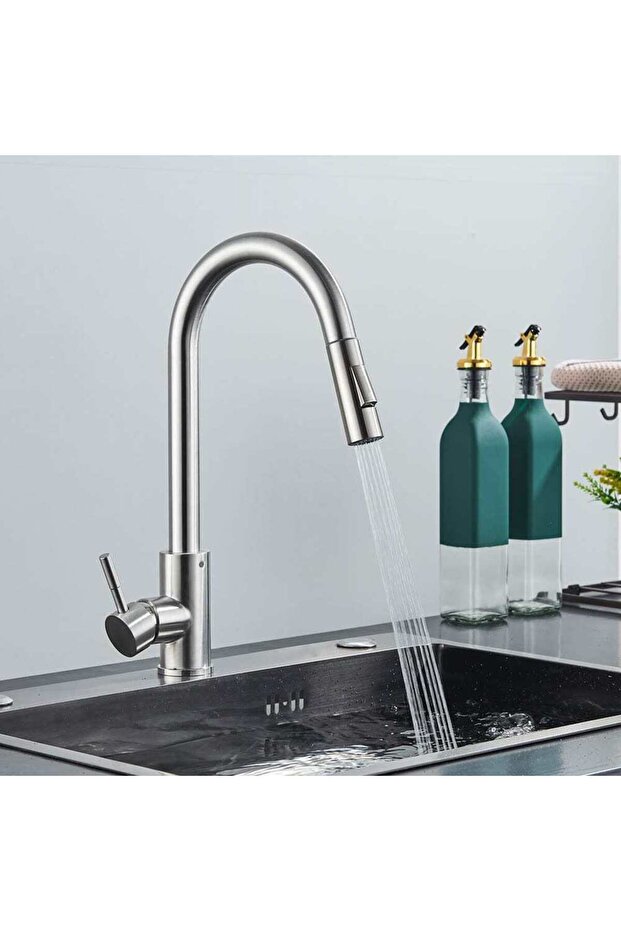 Professional mixer, with extractable shower, 2 flow functions, code 1462 - 3