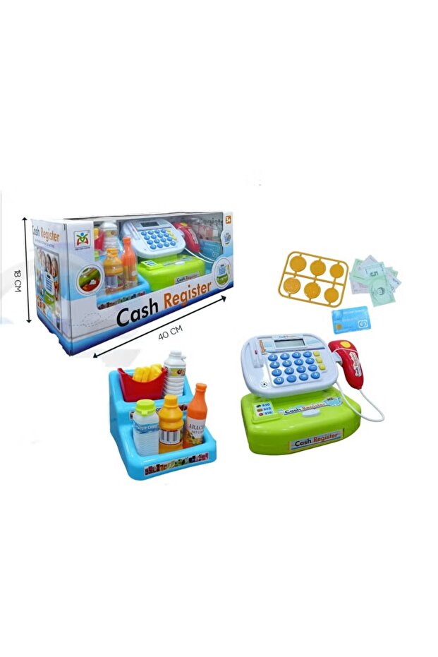 مجموعة ألعاب التظاهر بآلة تسجيل النقود - 1