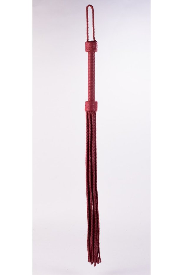 Role Play Whip, Devil Sticks, Leather, Pink