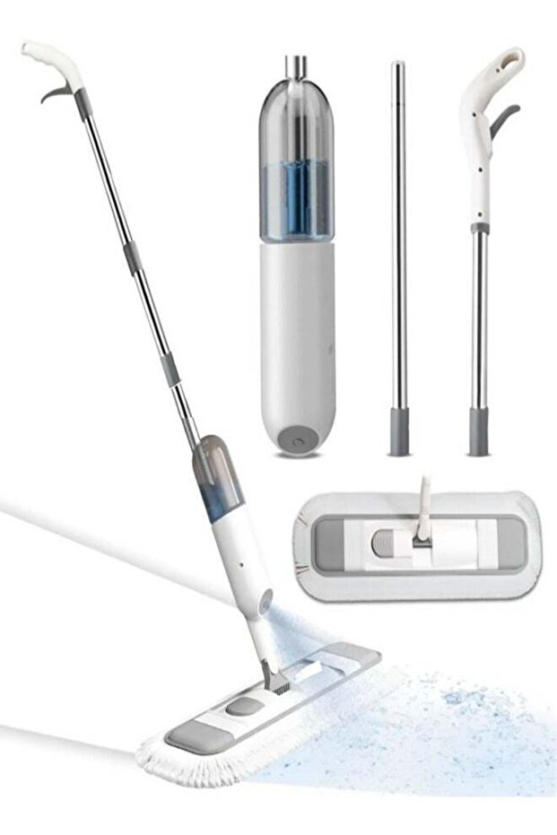 ممسحة رش دوارة 360 درجة مع زجاجة قابلة لإعادة التعبئة - 1