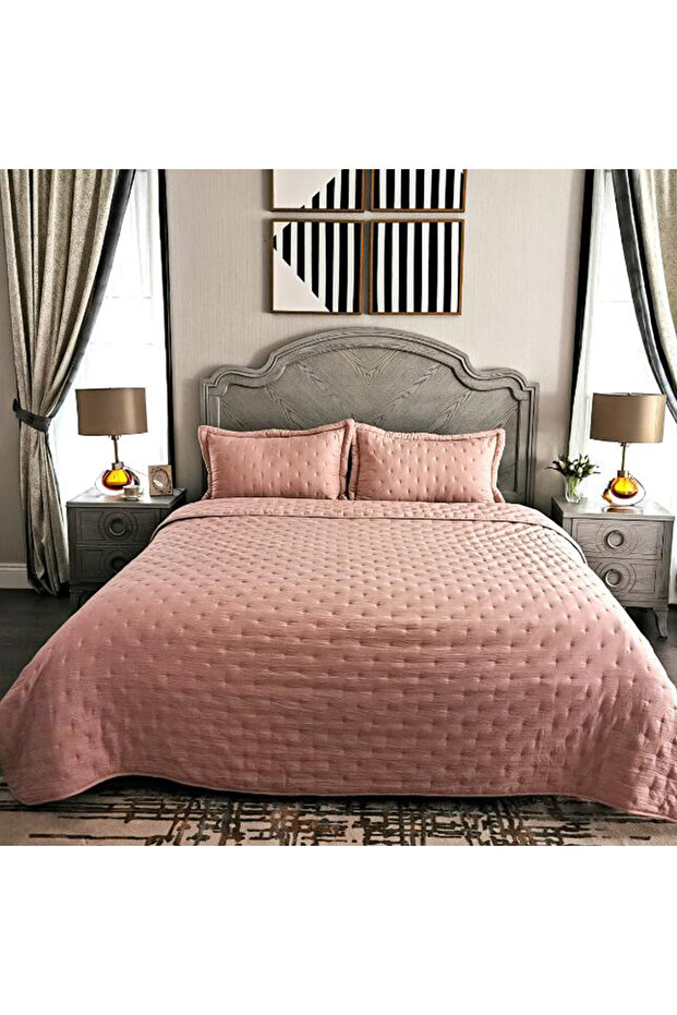 3 قطع غطاء سرير كينج - 1