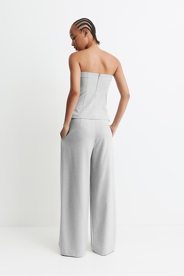 Pilili klasik pantolon - 3