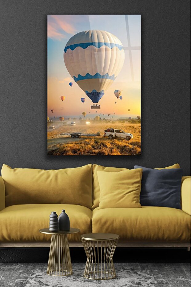 Cappadocia and Magnificent Balloon Decorative Glass Painting