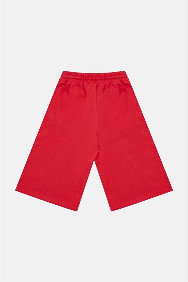 Girl Red Tracksuit Bottom - 6